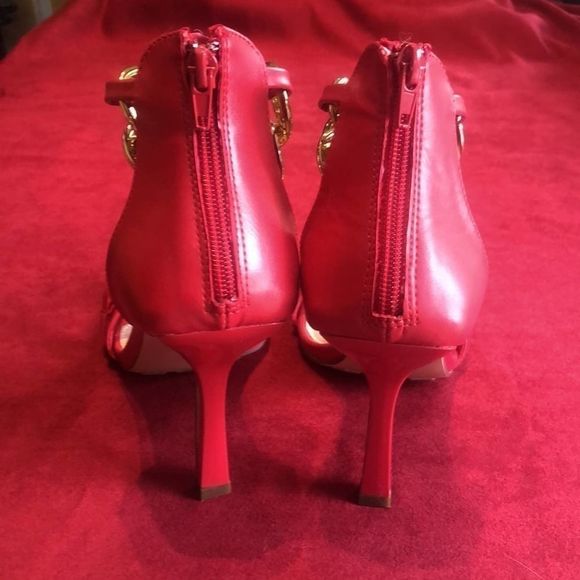 NEW Shoe Dazzle sandals chain detail size 9 - Picture 5 of 8